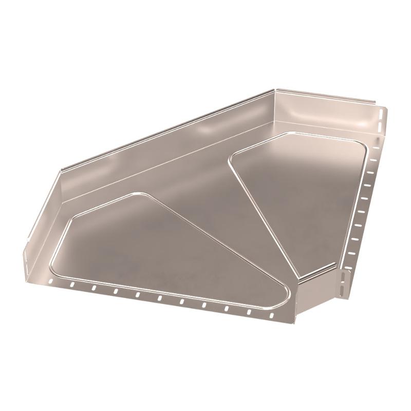 Угол горизонтальный 90 градусов Стандарт INOX (AISI 409) 600х100