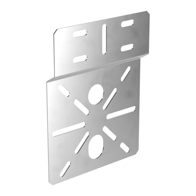 Монтажная пластина для ЭМК Стандарт INOX (AISI 304) 195х150