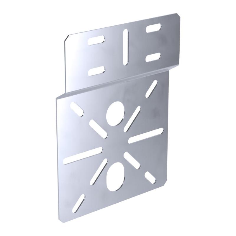 Монтажная пластина для ЭМК Стандарт INOX (AISI 316) 195х150