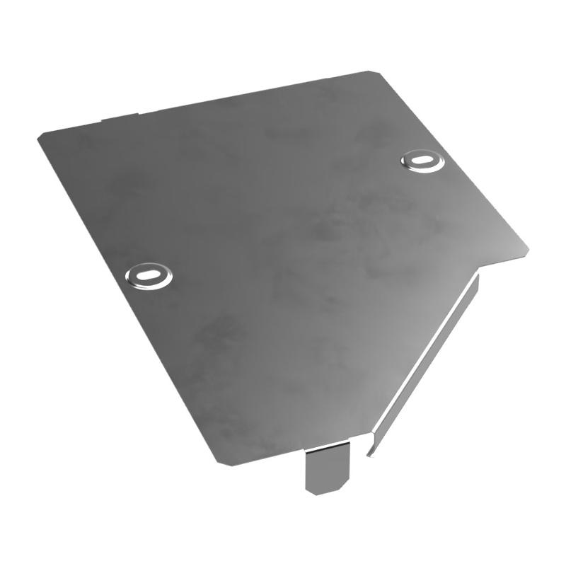 Крышка переходника левого Стандарт INOX (AISI 304) 300х200