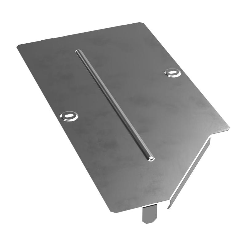 Крышка переходника левого Стандарт INOX (AISI 304) 400х300