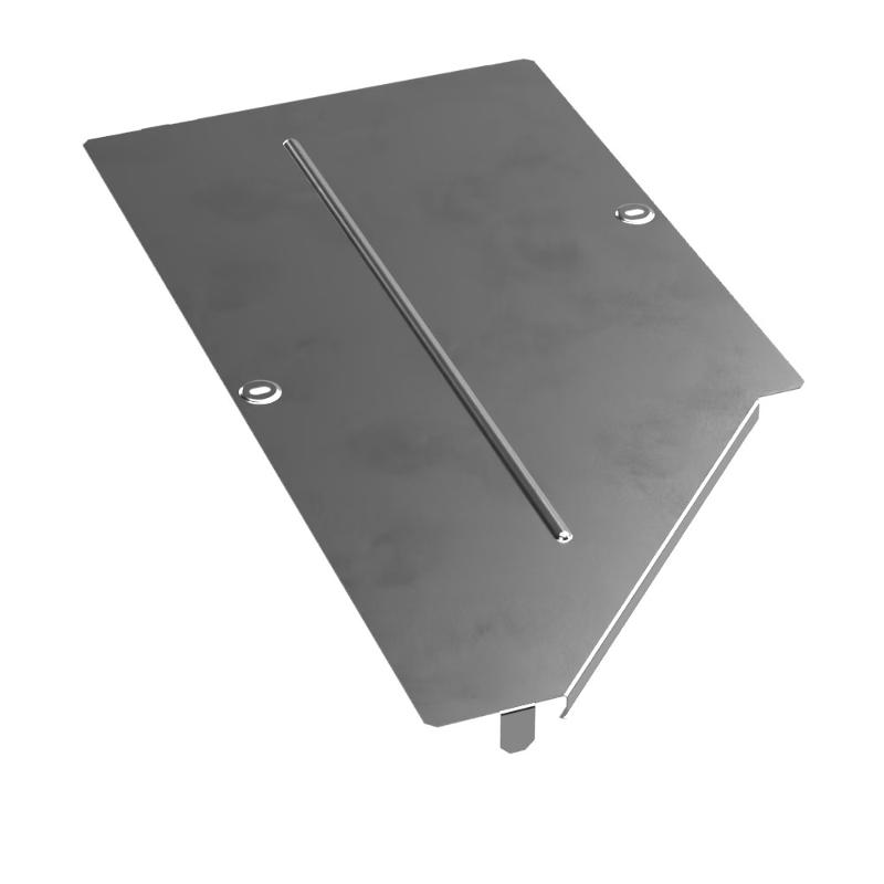 Крышка переходника левого Стандарт INOX (AISI 304) 600х400