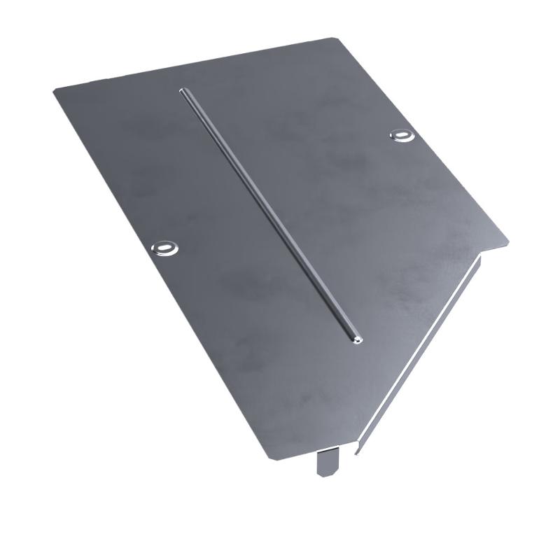 Крышка переходника левого Стандарт INOX (AISI 316) 600х400