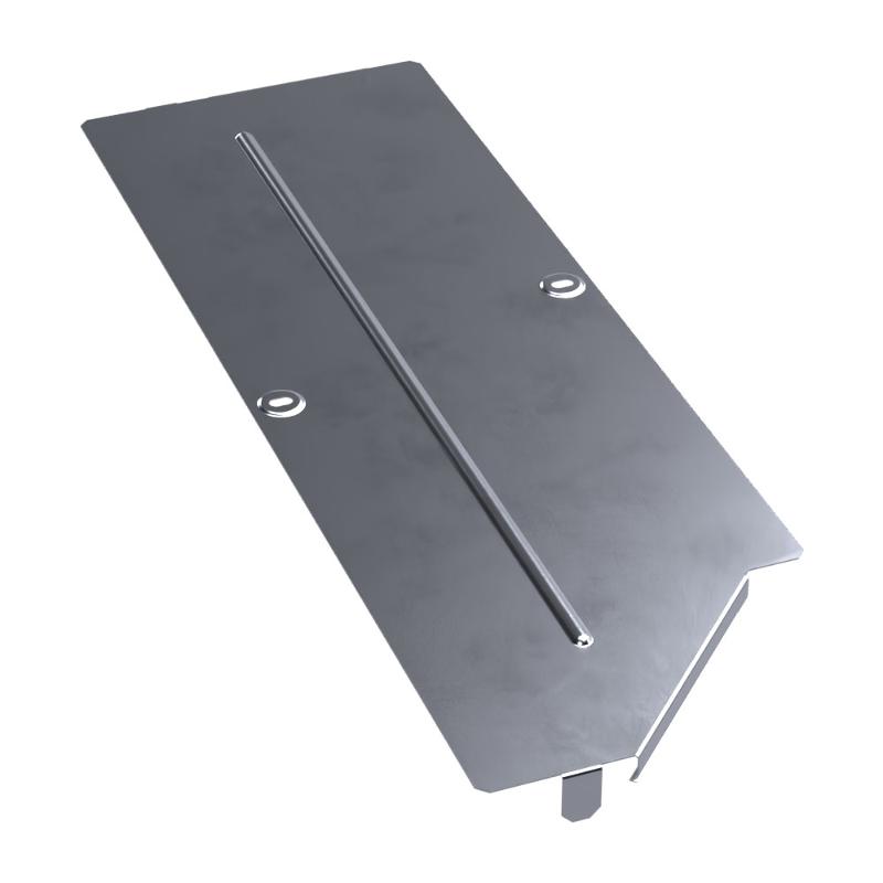 Крышка переходника левого Стандарт INOX (AISI 316) 600х500