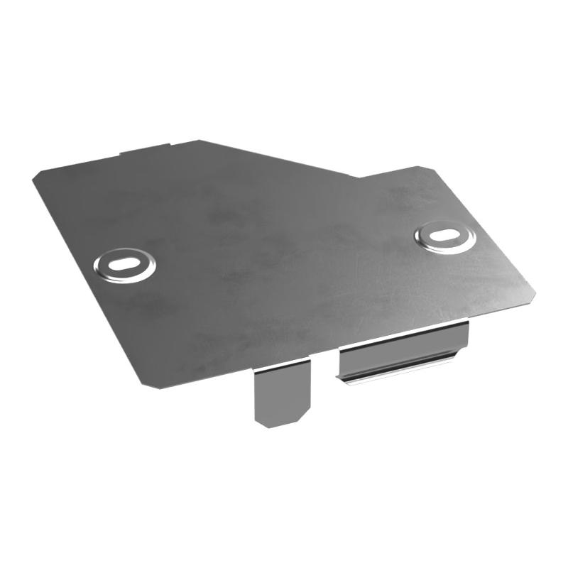 Крышка переходника правого Стандарт INOX (AISI 304) 150х100