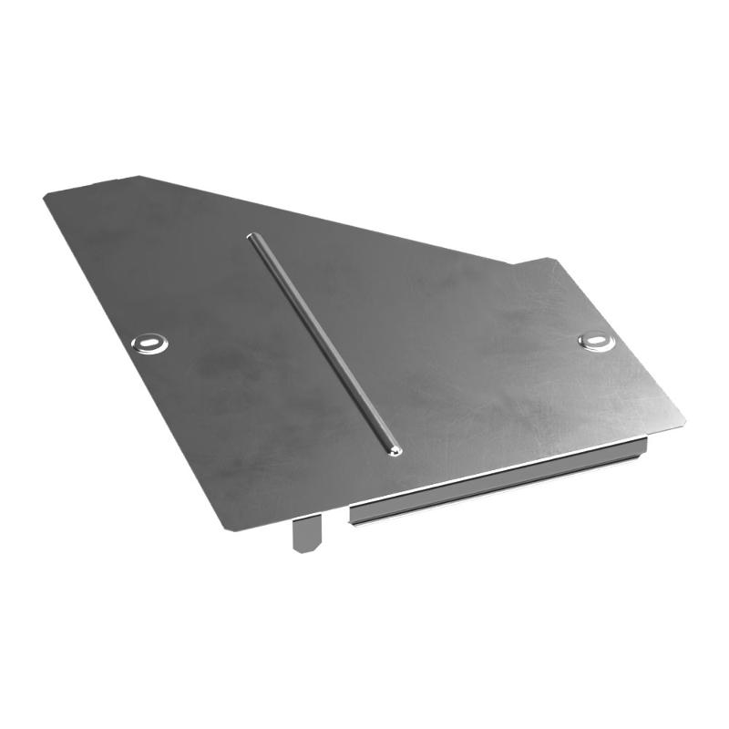Крышка переходника правого Стандарт INOX (AISI 304) 400х200