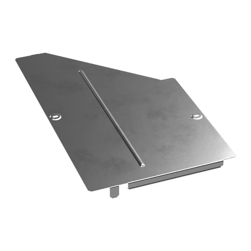 Крышка переходника правого Стандарт INOX (AISI 304) 500х300