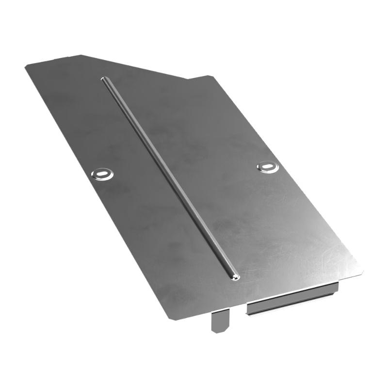Крышка переходника правого Стандарт INOX (AISI 304) 500х400