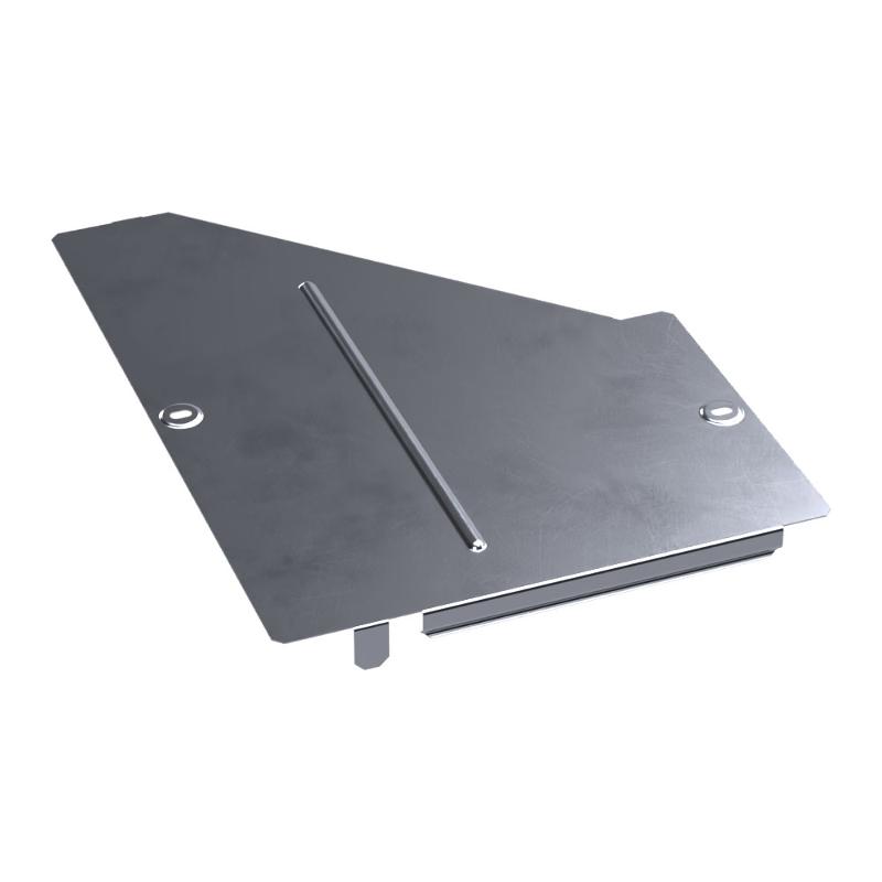 Крышка переходника правого Стандарт INOX (AISI 316) 400х200