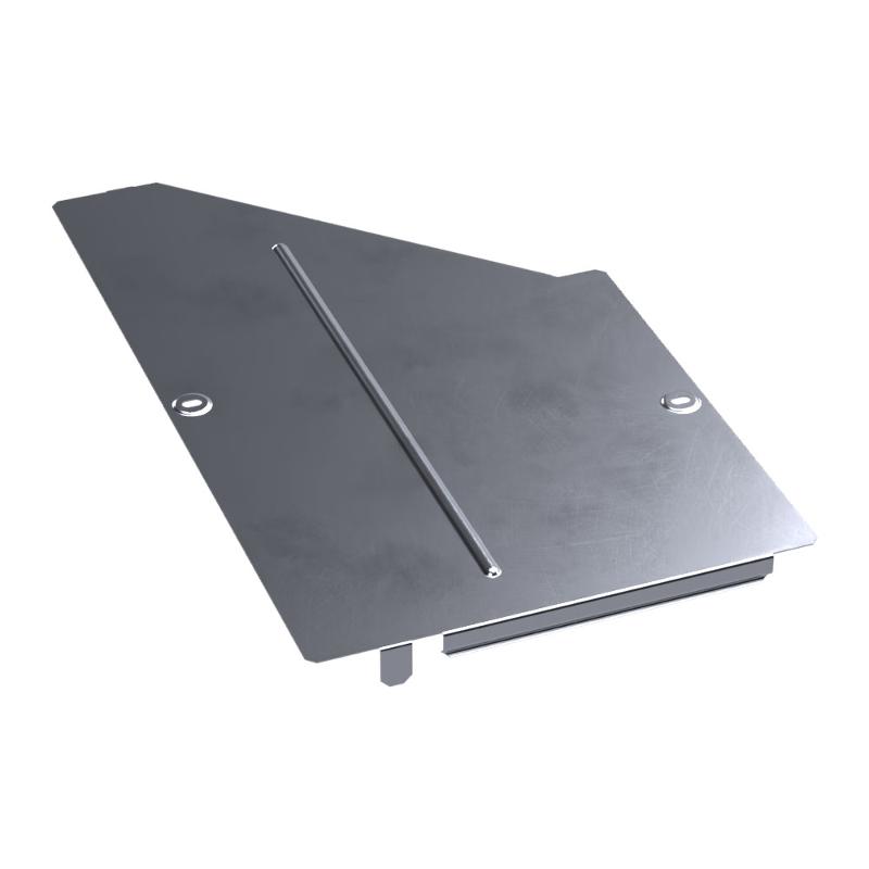 Крышка переходника правого Стандарт INOX (AISI 316) 500х300