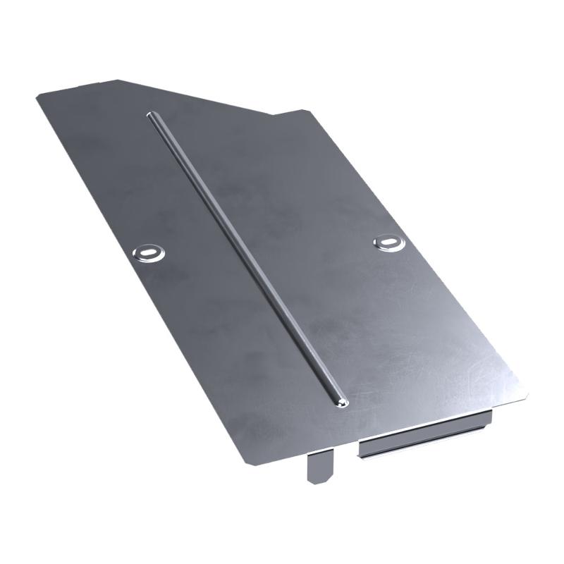 Крышка переходника правого Стандарт INOX (AISI 316) 500х400
