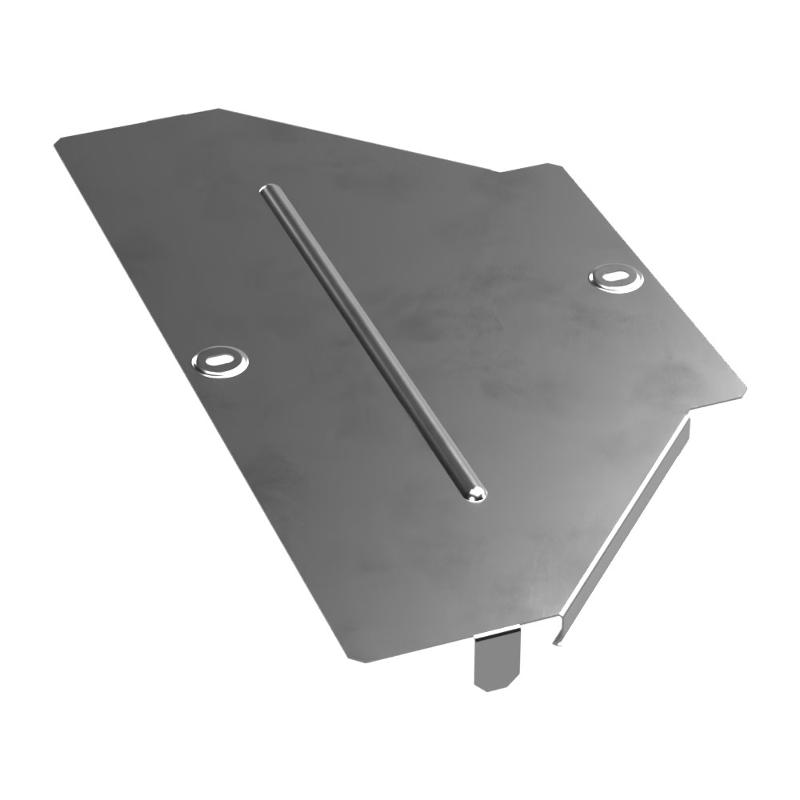 Крышка переходника симметричного Стандарт INOX (AISI 304) 400х200