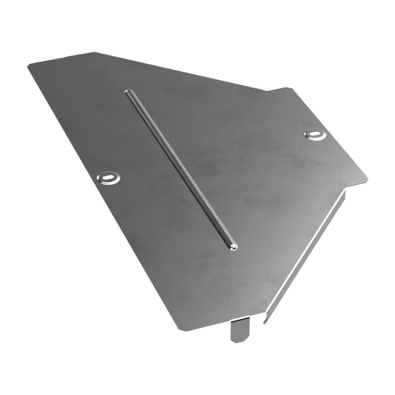 Крышка переходника симметричного Стандарт INOX (AISI 304) 500х200