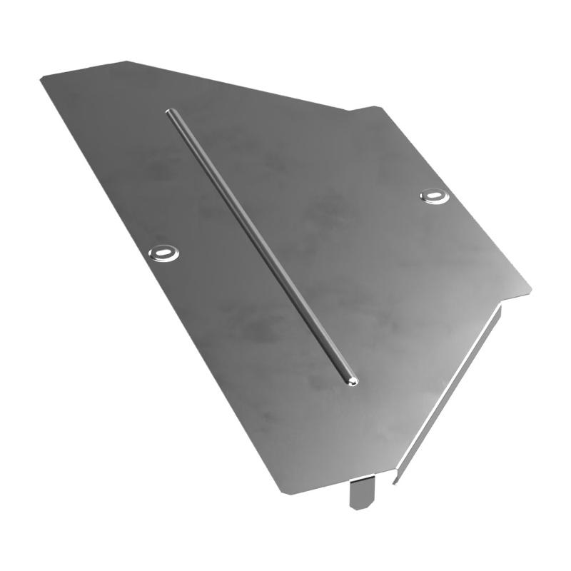 Крышка переходника симметричного Стандарт INOX (AISI 304) 600х300