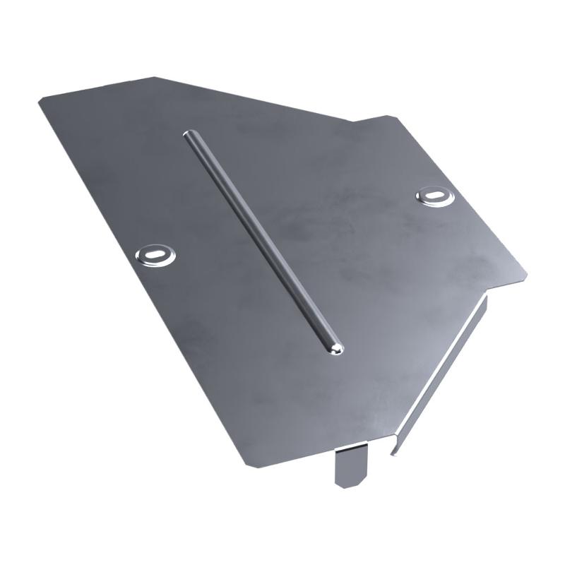 Крышка переходника симметричного Стандарт INOX (AISI 316) 400х200