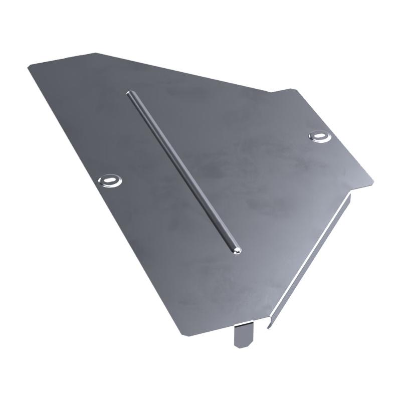 Крышка переходника симметричного Стандарт INOX (AISI 316) 500х200