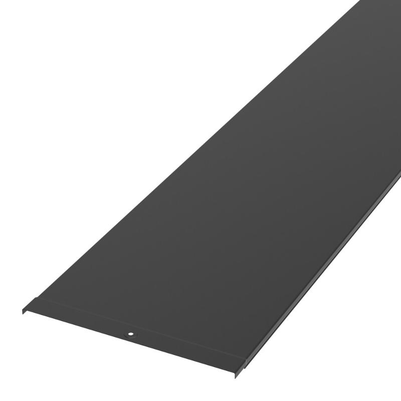 Крышка лотка 300х3000 (0,7 мм) RAL 9005 (12 м/уп)