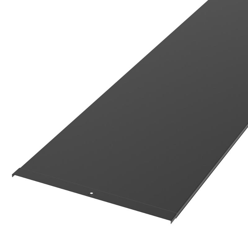 Крышка лотка 400х3000 (0,7 мм) RAL 9005 (12 м/уп)