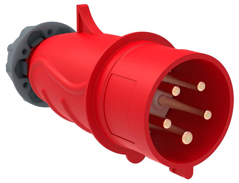 Вилка переносная ССИ-015 16А-6ч/200/346-240/415В 3Р+РЕ+N IP44 MAGNUM