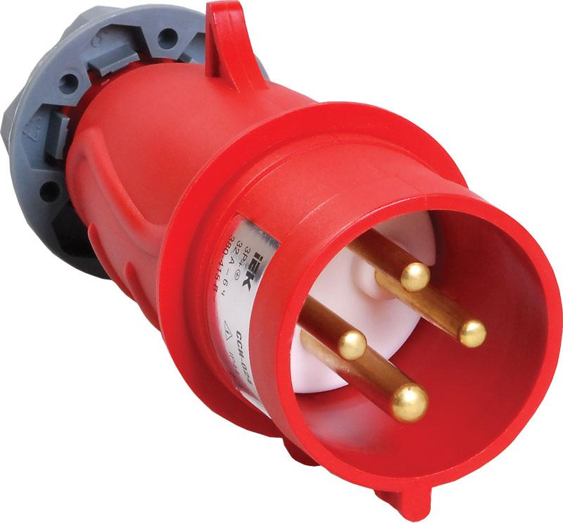Вилка переносная ССИ-024 32А-6ч/380-415В 3Р+РЕ IP44 MAGNUM