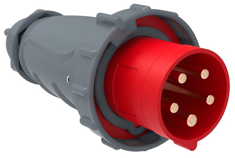 Вилка переносная ССИ-035 63А-6ч/200/346-240/415В 3Р+РЕ+N IP67 MAGNUM