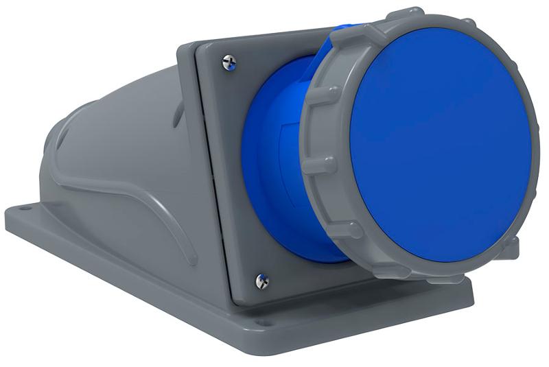 Розетка стационарная ССИ-133 63А-6ч/200-250В 2Р+РЕ IP67 MAGNUM
