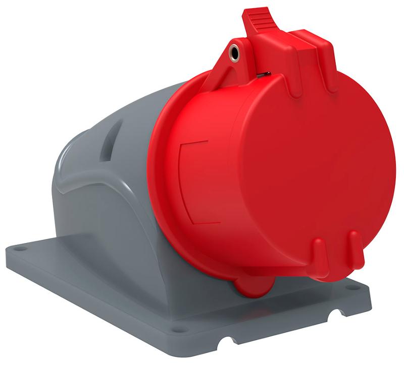 Розетка стационарная ССИ-115 16А-6ч/200/346-240/415В 3Р+РЕ+N IP44 MAGNUM