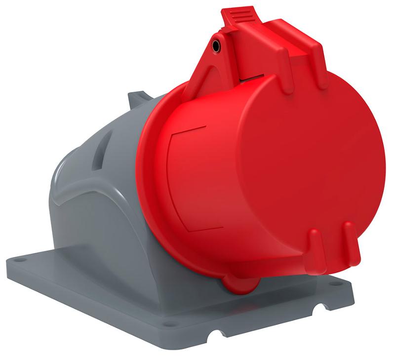 Розетка стационарная ССИ-124 32А-6ч/380-415В 3Р+РЕ IP44 MAGNUM