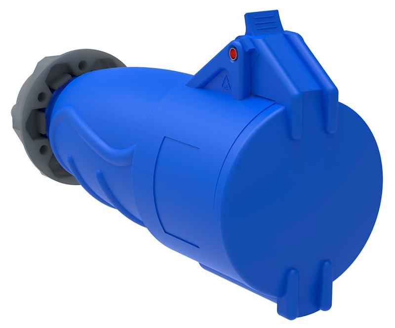 Розетка переносная ССИ-223 32А-6ч/200-250В 2Р+РЕ IP44 MAGNUM