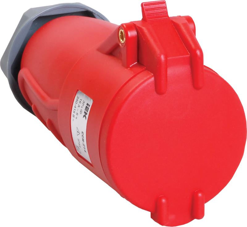 Розетка переносная ССИ-215 16А-6ч/200/346-240/415В 3Р+РЕ+N IP44 MAGNUM