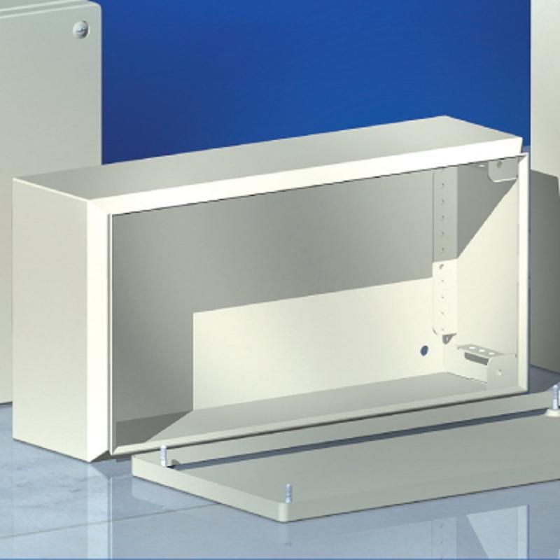 Корпус сварной металлический CDE, 800 х 400 х 120 мм, с фланцами, IP55