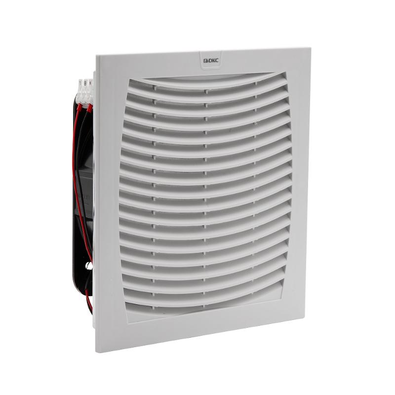 Вентилятор с фильтром ЭМС 480 м3/ч, 48В DC, 255х255 мм, IP54