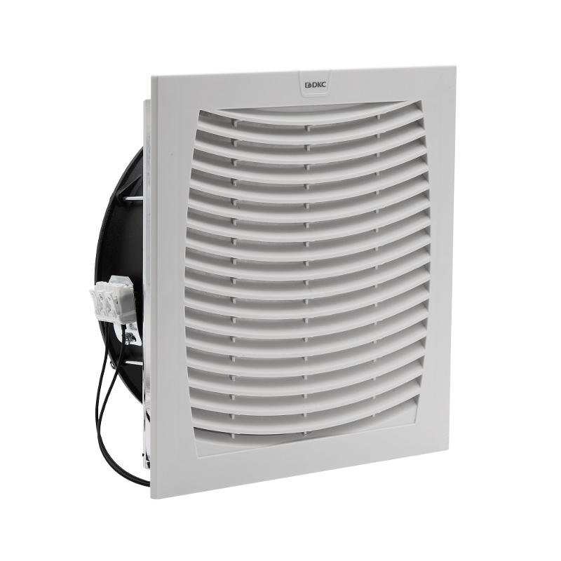 Вентилятор с фильтром ЭМС 500 м3/ч, 115В AC, 255х255 мм, IP54