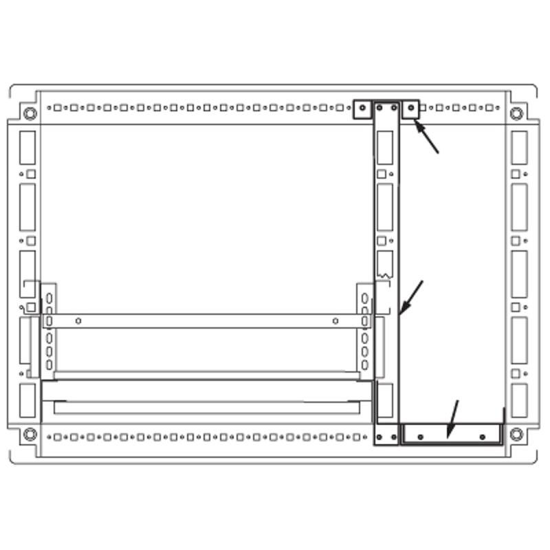 Комплект для создания кабельного отсека для шкафов DAE/CQE 2000 x 500