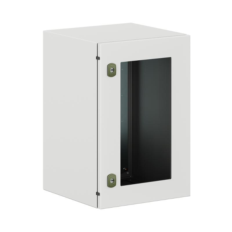 Корпус навесной уличный ST Outdoor с М/П с прозрачной дверью ВxШxГ 600x400x400 мм, IP66