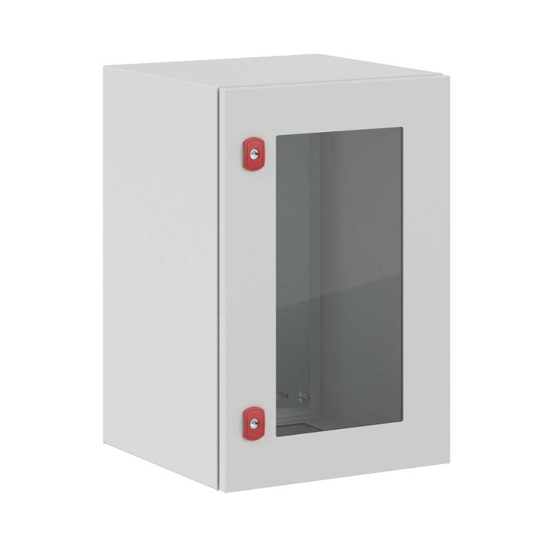 Корпус сварной навесной ST с прозрачной дверью и М/П ВхШхГ  600 x 400 x 400
