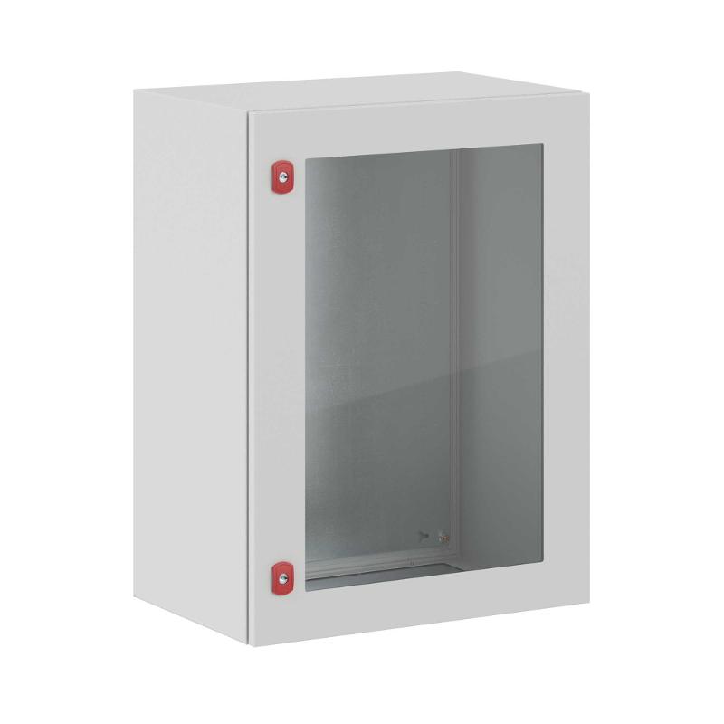 Корпус сварной навесной ST с прозрачной дверью и М/П ВхШхГ  800 x 600 x 400