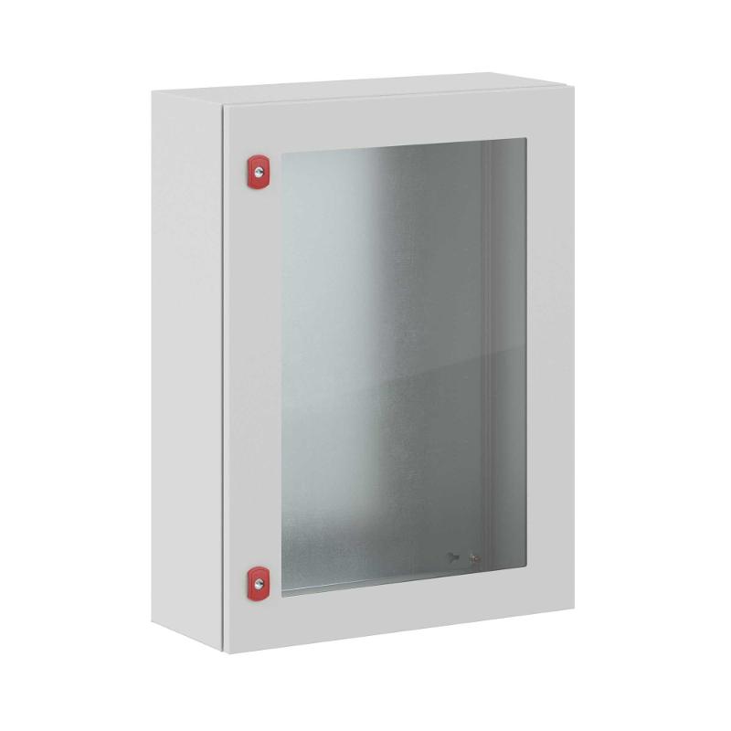 Корпус сварной навесной ST с прозрачной дверью и М/П ВхШхГ  800 x 600 x 250