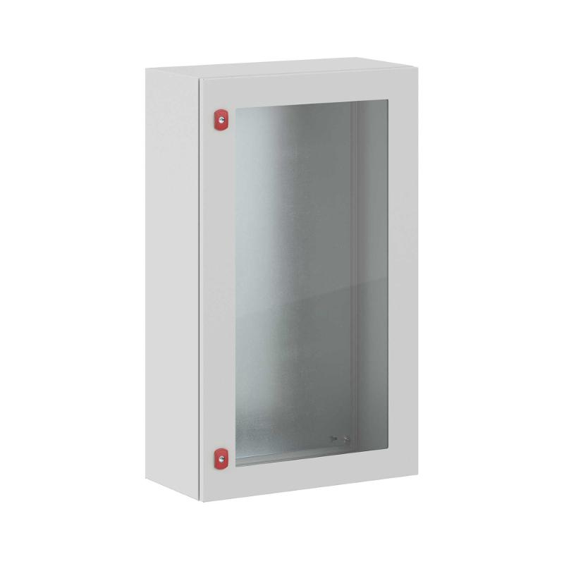 Корпус сварной навесной ST с прозрачной дверью и М/П ВхШхГ 1000 x 600 x 300