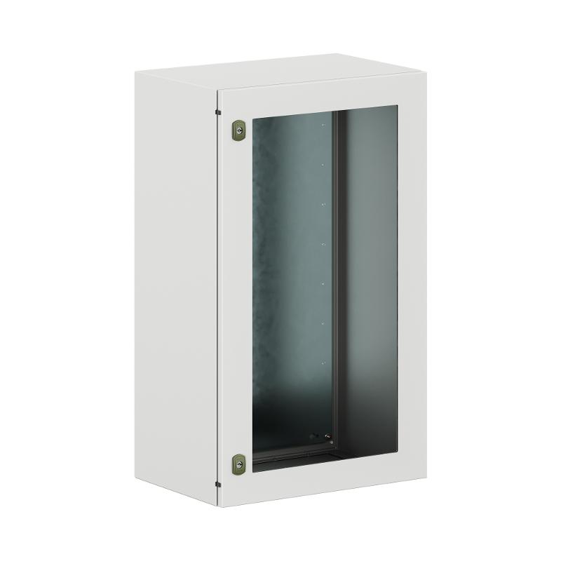 Корпус навесной уличный ST Outdoor с М/П с прозрачной дверью ВxШxГ 1000x600x400 мм, IP66