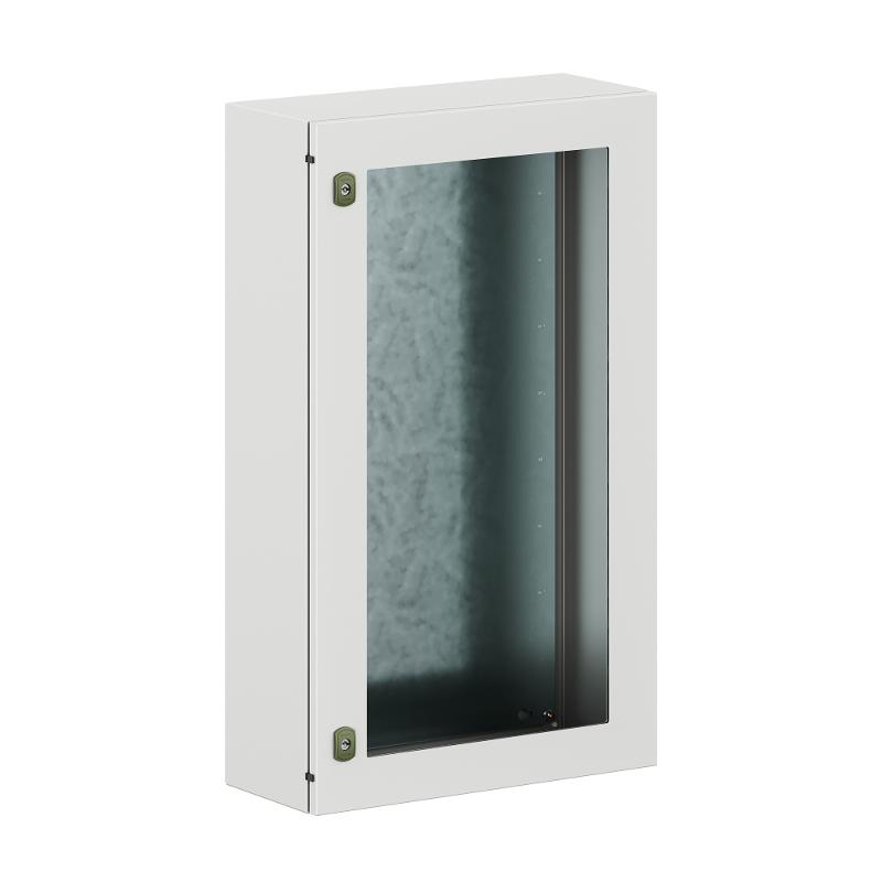 Корпус навесной уличный ST Outdoor с М/П с прозрачной дверью ВxШxГ 1000x600x250 мм, IP66