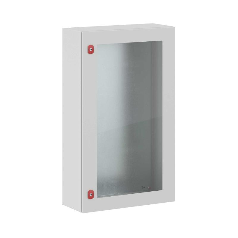 Корпус сварной навесной ST с прозрачной дверью и М/П ВхШхГ 1000 x 600 x 250