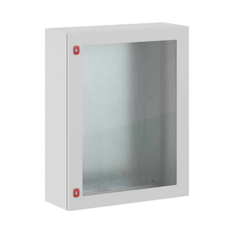 Корпус сварной навесной ST с прозрачной дверью и М/П ВхШхГ 1000 x 800 x 300