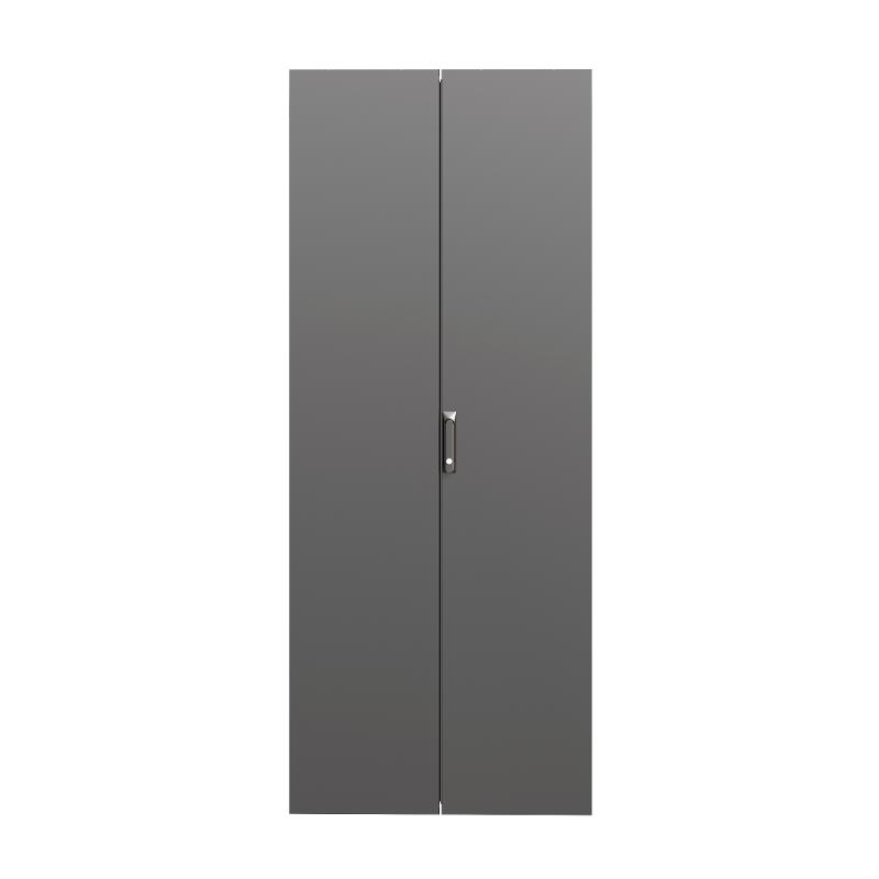 Дверь сплошная двухстворчатая для IT-CQE 2000 x 800 RAL9005