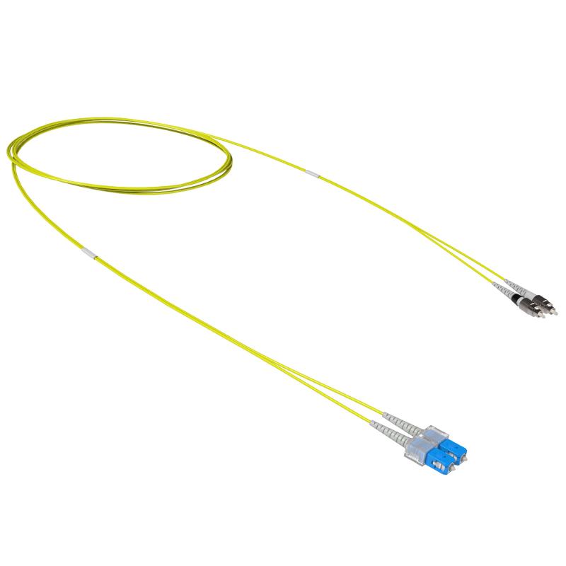 Оптический коммутационный шнур переходной Duplex SC-UPC/FC-UPC, 9/125 OS2, 1 м
