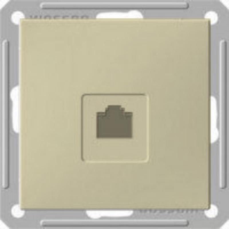 W59 Слоновая кость Розетка компьютерная 1-ая RJ45 кат.5e