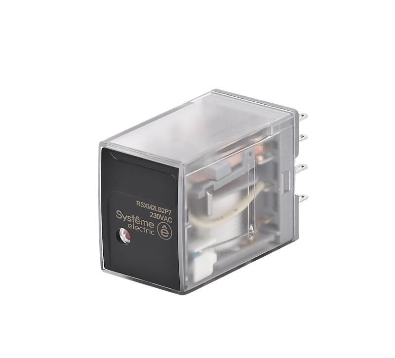 Реле 6.5A 2CO 230VAC LED