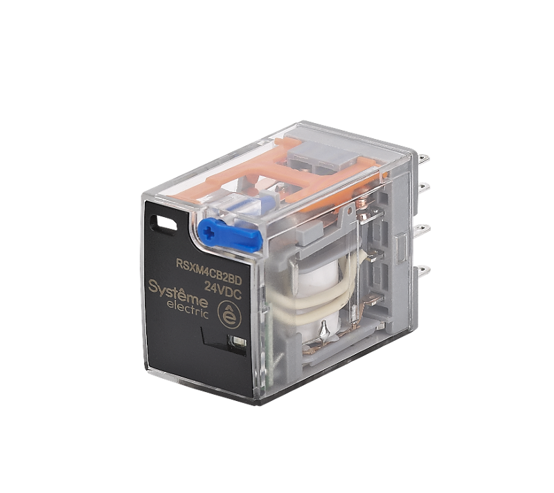 Реле 5A 4CO 24VDC тест кнопка LED