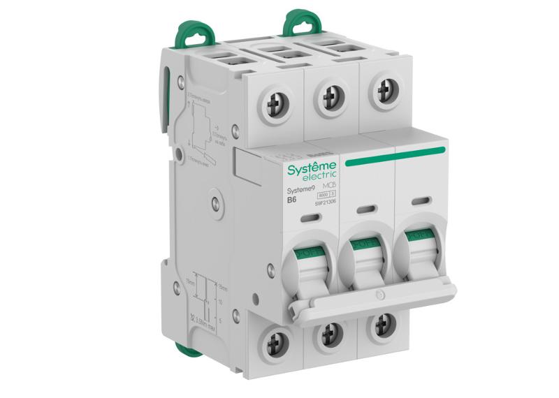 Systeme9 Автоматический выключатель (АВ) B 6A 3P 6kA 400В