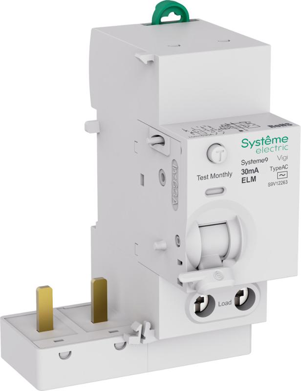 Systeme9 Блок диф. тока (БДТ) 63A 2P 30мА Тип-AC 230В